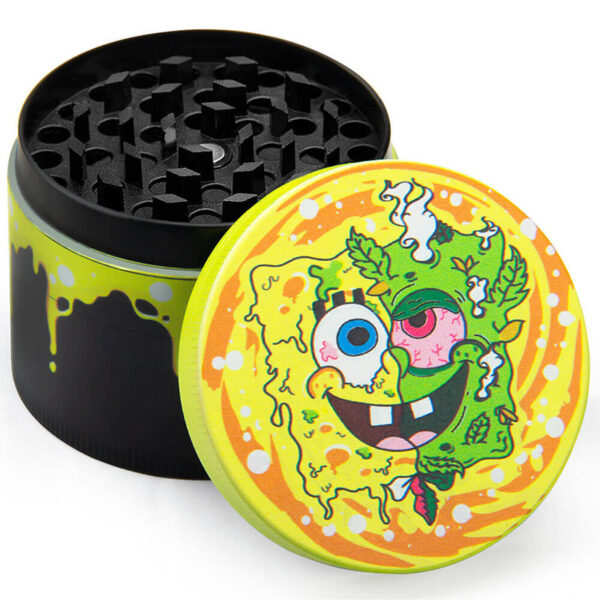 High-Quality Anime-Themed Printed Grinder - Portable Multi-Layer Herb Grinder for Efficient Grinding